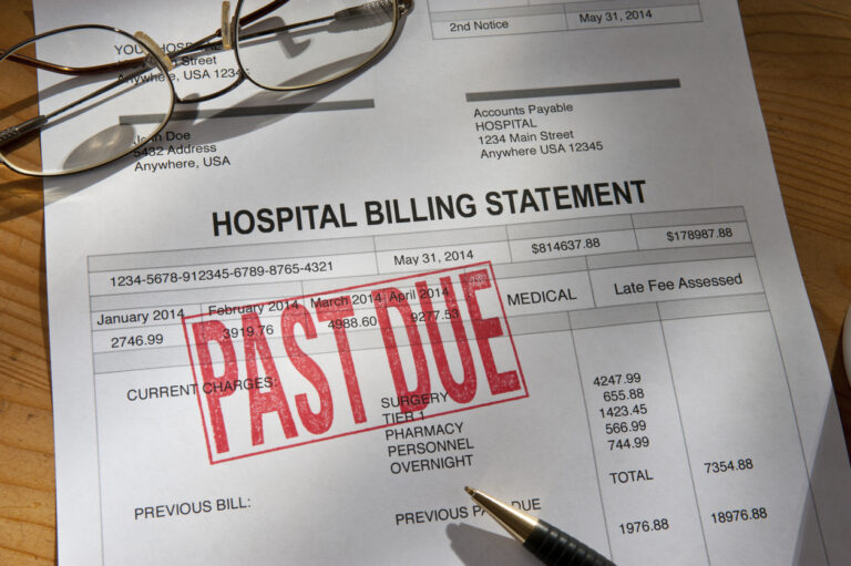 Physician Medical Hospital Past Due Bill